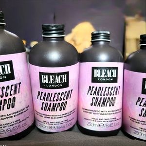 Lot Of 3 Bleach London Pearlescent Shampoos 250ml
